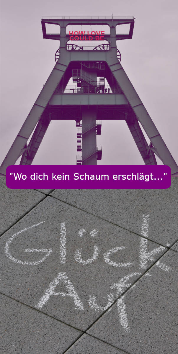 Wo dich kein Schaum erschlägt Wo dich kein Schaum erschlägt